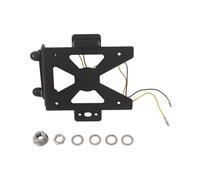 Porte-Plaque Numéro Moto pour BMW K100 Support Plaque D'immatriculation Kit Rangement Page D'élimination Latérale Support Cadre avec Lumière LED Modification Moto Support De Plaque Moto