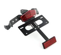 Porte Plaque Numéro Moto pour Kawasaki pour Vulcan pour Café pour Vulcan S pour Café pour ABS Tail Tidy Fender Eliminator Numéro Support De Plaque D'immatriculation(Red)
