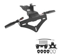 Porte Plaque Numéro Moto pour MT-07 2025 Éliminateur De Garde-Boue Arrière Moto avec Support Lumière LED Plaque D'immatriculation Cadre Bien Rangé(with Signal)