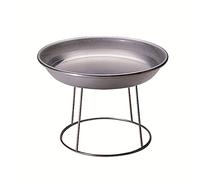 Porte Plateau Fruits Mer 20X24X18 Cm Argente Inox