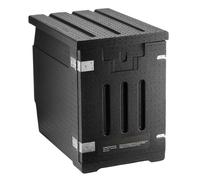 Porte-plateau isotherme - DUOKU - EP-90L - 90 L - Chargement frontal - Noir