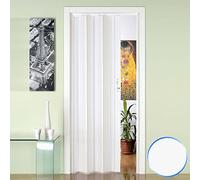 Porte Pliante accordèon en PVC Blanc 88,5x214cm Mod. Luciana