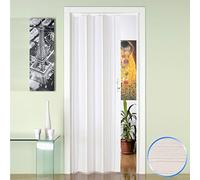 Porte Pliante accordèon en PVC pin Blanc 88,5x214cm Mod. Luciana