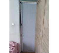 Porte Pliante accordéon Portes Pliantes Intérieures Maison Blanches, Porte Coulissante Intérieure Sans Perçage Pour Salle De Bain, Toilette, Cuisine, Garde-manger Et Escaliers(High 195cm,Wide 88cm)