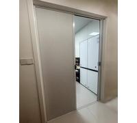 Porte pliante Concertina personnalisable - Séparateur de pièce intérieur et écran coulissant, installation sans perçage, portail rétractable pour cuisine et couloir, chambre à coucher (85 x 210 cm)