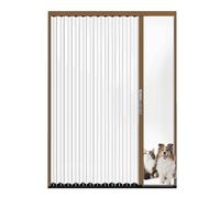 Porte Pliante Coulissante Intérieure Transparente sans Perçage avec Verrou, Cadre Alu et Panneau Acrylique, Séparateur de Pièce Accordéon Extensible sur Mesure pour Cuisine, Salle de Bain