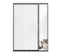 Porte Pliante Coulissante Intérieure Transparente sans Perçage avec Verrou, Cadre Alu et Panneau Acrylique, Séparateur de Pièce Accordéon Extensible sur Mesure pour Cuisine, Salle de Bain