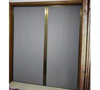 Porte pliante en accordéon avec cadre en aluminium, design plissé peu encombrant pour protéger votre intimité dans les campeurs et les petites zones