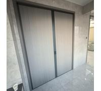Porte pliante en accordéon avec cadre en aluminium, design plissé peu encombrant pour protéger votre intimité dans les campeurs et les petites zones