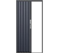 Porte pliante en accordéon avec serrure et clé, panneaux coulissants sécurisés pour chambre à coucher et salon