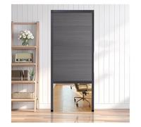 Porte pliante en accordéon en nid d'abeille sans perçage, porte coulissante invisible rétractable pour cuisine, placard, chambre à coucher, terrasse, buanderie, taille personnalisée (99,1 x 203,2 cm)
