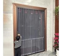 Porte pliante en accordéon, Maille en acier de cadre en aluminium glissant la porte pliante d'accordéon for des tailles multiples de diviseur de pièce(61x80in(155x203cm))