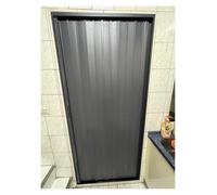 Porte pliante en accordéon - Séparateur de pièce temporaire moderne et robuste, solution de porte intérieure en aluminium, 203,2 à 241,3 cm de haut