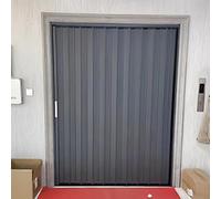 Porte pliante en aluminium avec serrure, étanche et isolation thermique pour l'intimité de la pièce et du placard