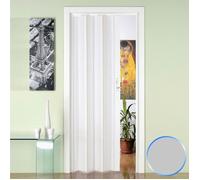 Porte pliante - FORTE - Luciana - PVC - Gris - 88x214cm