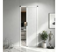Porte Pliante Intérieure Cellulaire Sans Installation Complexe | Conception compacte avec tissu résistant convient aux petits espaces comme garde-manger(H200cm/78.7in,W160cm/63in)
