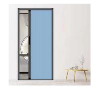 Porte Pliante Intérieure En Accordéon, Porte Coulissante Étanche | Pour Placard Et Petite Pièce, Cadre En Aluminium Avec Tissu Nid D'abeille Occultant(Blue,42x80in(106.7x203.2cm))