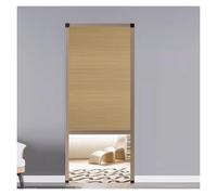 Porte pliante invisible en nid d'abeille, sans perçage, portes coulissantes accordéon intérieures pour placards/porte/cuisine/chambre/salon/buanderie, séparateur de pièce rétractable (orange, 99,1 x