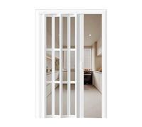 Porte pliante magnétique en PVC pour armoire et salle de bain, solution accordéon interne personnalisable