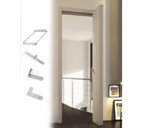 Porte Pliante Quincaillerie Charnières d'Armoire de Cuisine | Charnière Pivot Dissimulée à Montage Latéral Supérieur à 180° pour Panneaux en Bois, Portes Pliantes de Vestiaire Ménager