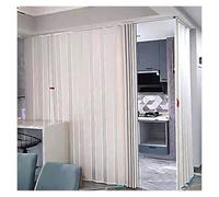 Porte pliante rétractable, montage du sol au plafond avec système de rail et poulie pour cuisine et salle de bain