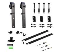 Porte pliante simple, rail coulissant silencieux de 90 cm, 120, 150, 180, 190, 20(5FT152 cm Rail Kit)