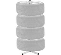 Porte-pneus pour 4 pneus, jusqu'à 225 mm, Porte-pneus stable et durable avec espace pour jantes - Rangement pour jantes - Rangement pour pneus - Systèmes d'organisation du garage
