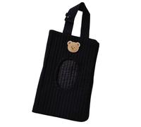 Porte-pochette pour bébé, distributeur de lingettes pour bébé, porte-lingettes brodé ours mignon pour sac à couches, voiture et poussette, organisateur de pochette, couches et