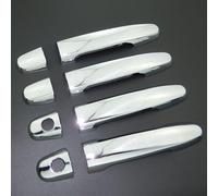 Porte Poignée Couverture Compatible Avec Toyota Pour Hilux 2003 2004 2005 2006 2007 2008 2009 2010-2014 ABS Style De Voiture Chromé Poignée De Porte Latérale Garniture Et Couvercle De Cuvette De Porte