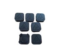 Porte-poison pour gel insecticide - Lot de 6 pièges réutilisables en impression 3D avec fermeture sûre, gravure de danger et lavage facile - Pour fourmis, cafards et blait (Noir)