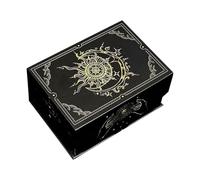 Porte-pont De Tarot | Étui De Protection Par Carte De Tarot, Organisateur Léger Ergonomique De Couvercle Magnétique Pour Les Bijoux Intérieurs Keepsakes Meditation Divination Jouant Oracle Family Part