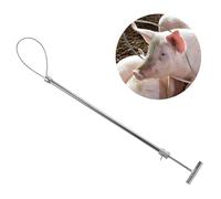 Porte-Porcs en Acier Inoxydable, Outil de Capture de Porcs, Idéal pour Les Porcs et Les Chiens, équipement Agricole Essentiel pour la Manipulation des Animaux