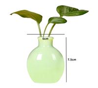 Porte-Pot De Plante De Fleur Irrégulier Rustique,Base De Plante Sans Sol,Support Géométrique En Métal T1,Plante Creuse,Accessoires De Jardin - Type Green