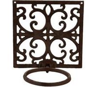 Porte pot classique - L 16 5 x l 19 8 x H 20 3 cm - Marron