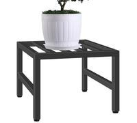 Porte-pot pour jardinière - Support de pot de fleurs en métal résistant pour exposition de plantes | Étagère à fleurs basse avec coussinets antidérapants, support stable pour plantes d'intérieur et