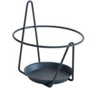 Louis Moulin Porte-Pots Soucoupe Mural 16-18 cm - Anthracite - Made in France, Unique