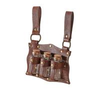 Porte-potion médiéval en liège pour bouteille de potion Cosplay Ceinture historique pour jeux de rôle Renaissance et fantaisie