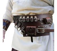 Porte-potions - Sac de voyage pour potions avec compartiments | Ceinture corset de style, ceinture de chevalier médiéval avec taille réglable, transport de potion sécurisé