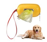 Porte-pots pour chiots, porte-sacs à déjections canines - Plus épais et sans odeur - Distributeur de sacs à déjections canines avec sangle de transport pour animaux de compagnie pour chiots