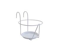 Louis MOULIN Porte-pots soucoupe crochet 20–22 cm Blanc Fabriqué en France Unique
