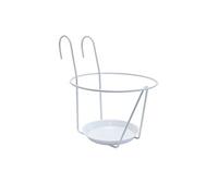 Louis Moulin - Porte-pots soucoupe crochet 25 cm - Blanc - Made in France