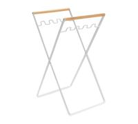 Porte-poubelle en barbe à ordures, porte-sacs à ordures extérieure, porte-pèle sur le sac à ordures en bois, large en tant que gaspillage spirituel extérieur pour le lavage, la cour, le camping ou le