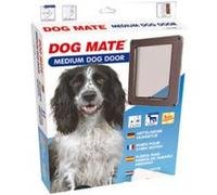 Chatière pour chien et chat double sens Kerbl Mate - marron - 290x350 mm