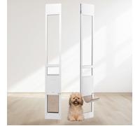 Porte pour Chien-VEVOR-pour Porte Coulissante en Verre, Hauteur Réglable de 75 7/8"" à 80 11/16"" pour Portes Coulissantes