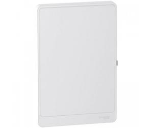 Porte pour coffret électrique 13 modules - 3 rangées - Styl Resi9 - Blanc SCHNEIDER