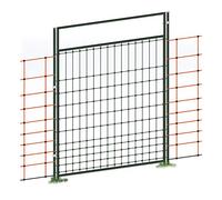 Porte pour filets, portillon pour clôture électrique, Hauteur de 95 cm, largeur d'ouverture 86 cm, idéal pour clôture pour moutons, filet pour moutons, filet pour volailles, clôture pour volailles