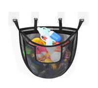 Porte pour jouets de salle de bain - Messe de rangement de jouets de salle de bain | Mémoire de bain à libération rapide avec grande poche pour bain | filet de séchage rapide avec 4 crochets, pour