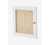 Porte pour meuble à cases cannage blanc TU