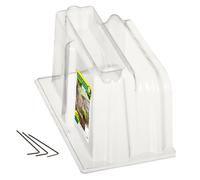 Porte pour tunnel de forçage TERRE JARDIN en polypropylène translucide 22 x 38 cm