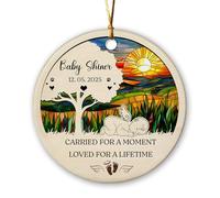 Porté pour Un Instant, Aimé pour Toute Une Vie Pendentif De Noël Décoratifs Décoration De Noël A Suspendre Mignon Ornement Suspendu pour Salon Jardin Fête